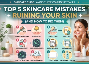Top 5 Skincare Mistakes Ruining Your Skin (And How to Fix Them)